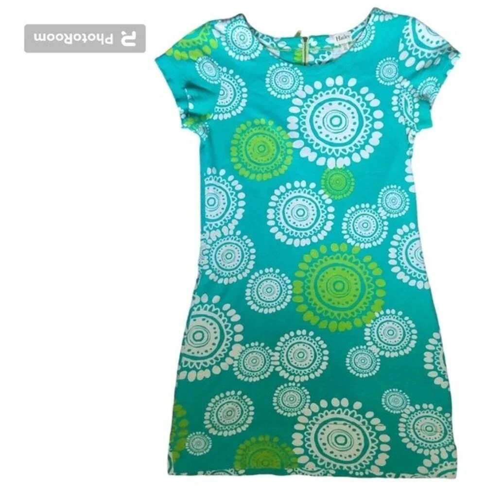 HATLEY GREEN MANDALLA SHORT SLEEVE DRESS - S